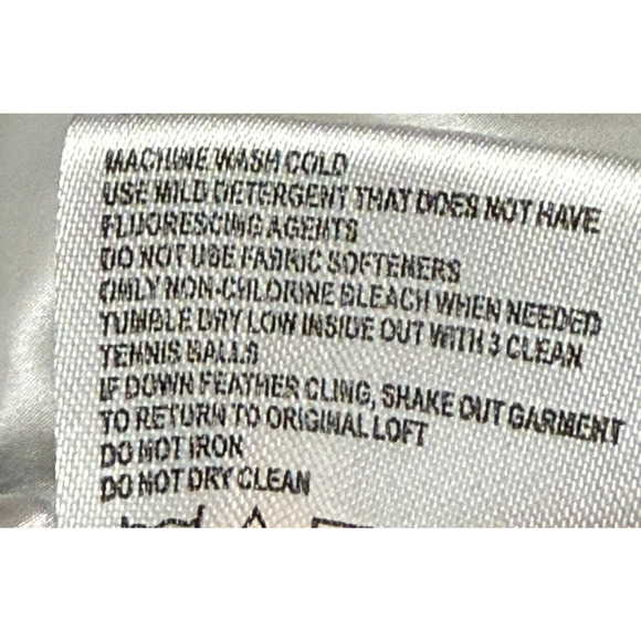 Calvin Klein Puffer Jacket Womens XL Gray Packable Premium Down Hooded Full Zip - Picture 12 of 13